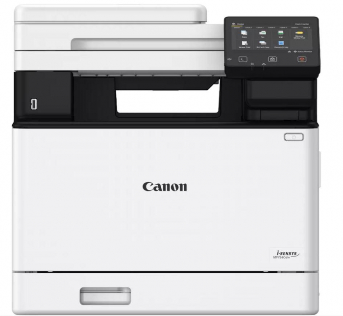 Multifunctional laser color Canon MF754CDW, dimensiune A4 (Printare,Copiere, Scanare, Fax), viteza max 33ppm alb-negru si color, rezolutie max120...