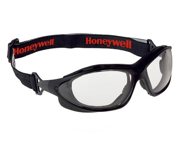 Ochelari de protectie SP1000 2G negri cu lentile transparente Dura- Streme - Se potriveste cu o varietate de profiluri faciale si previne alunecarea. Ofera confort si stabilitate superioara pe tot par