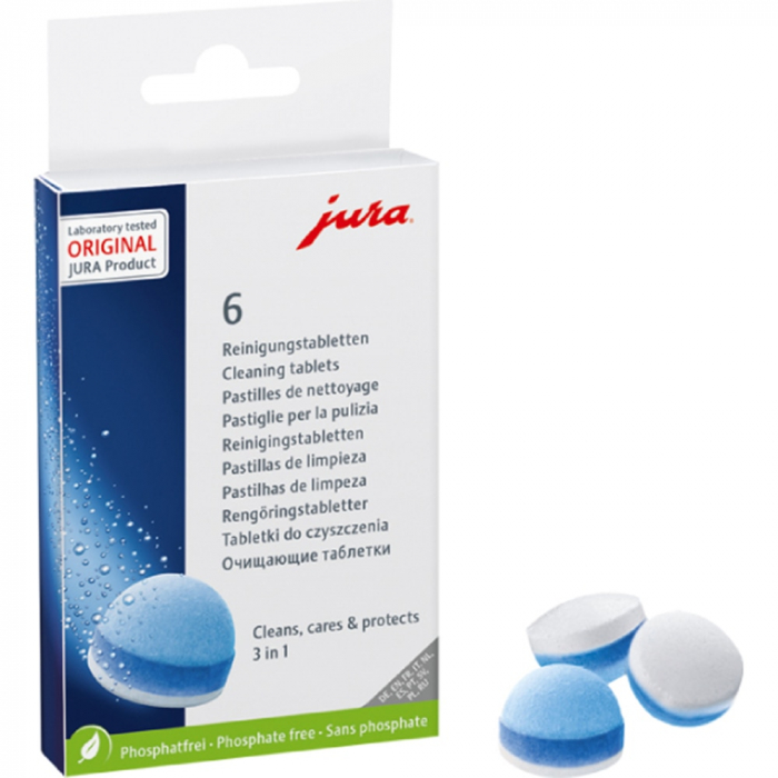 Pastile de curatare Jura in 3 etape, pachet de 6 bucati