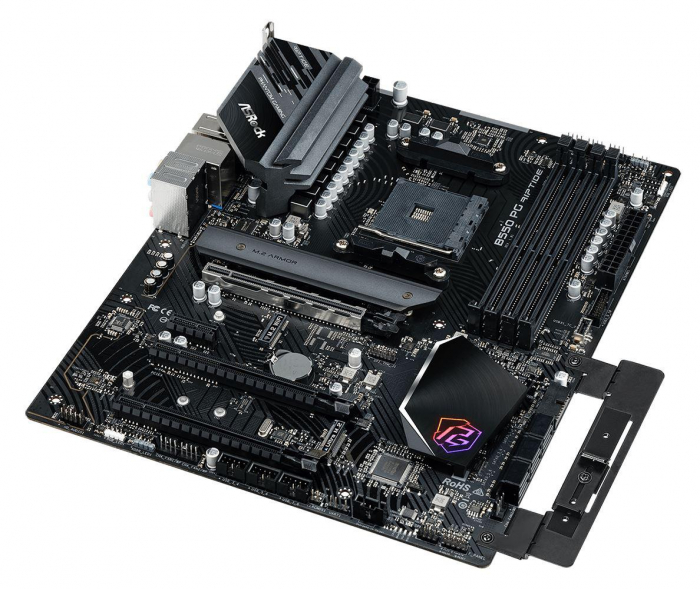 Placa de baza AsRock B650E PG Riptide WiFi AM5 Supports AMD Ryzen, 7000 Series Processors 14+2+1 Phase Power Design, SPS 4 x DDR5 DIMMs, support...