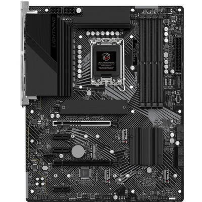 Placa de baza Asrock Z790 PG LIGHTNING LGA 1700, 4x DDR4, 1x HDMI 2.1, 1x eDP 1.4, 2x PCIe x16, 3x PCIe 3.0 x1, 3x M.2, 4x SATA, 2.5 Gigabit LAN, ATX