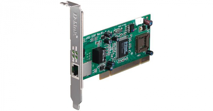 Placa de retea D-Link, PCI, 32bit, Gigabit, Low Profile bracket inclus