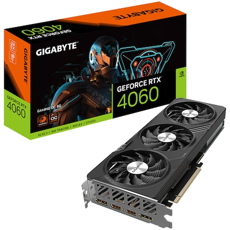 Placa video Gigabyte GeForce RTX 4060 GAMING OC 8GB,GDDR6, 128 bit, PciExpress 4.0, 2xDisplayPort 2xHDMI