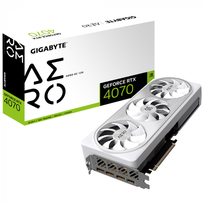Placa video Gigabyte GeForce RTX 4070 AERO OC 12GB