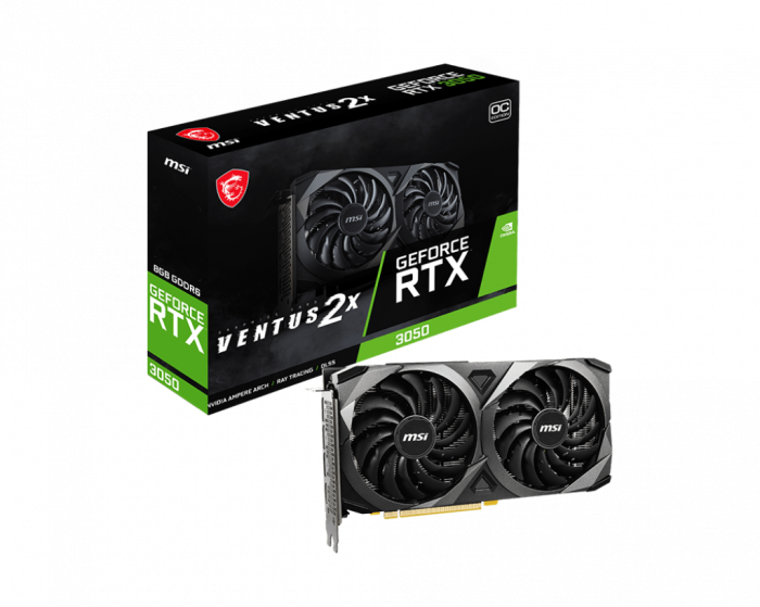 Placa video MSI GeForce RTX 3050 VENTUS 2X 8G OC