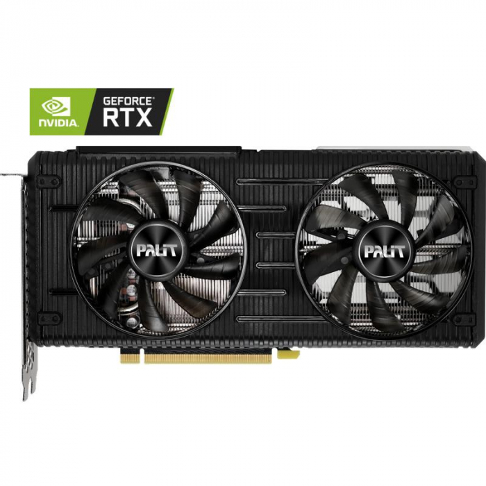 Placa video Palit GeForce RTX 3060 Ti Dual LHR, 8GB GDDR6, 256-bit