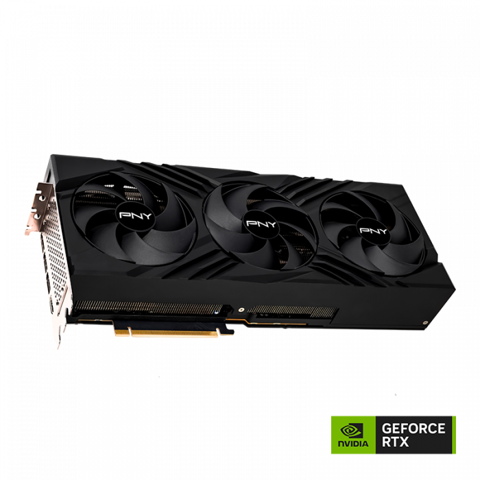 Placa video PNY GeForce RTX 4090 24GB VERTO Triple Fan, GDDR6X, 2235MHz Clock Speed, 384BIT, 3x DisplayPort 1.4a, 1x HDMI 2.1, PCIe 4.0