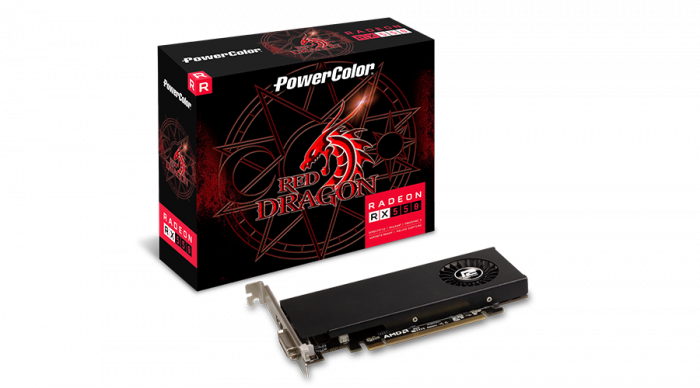 Placa video PowerColor Radeon RX 550 Red Dragon 4GB GDDR5 128-bit Low Profile