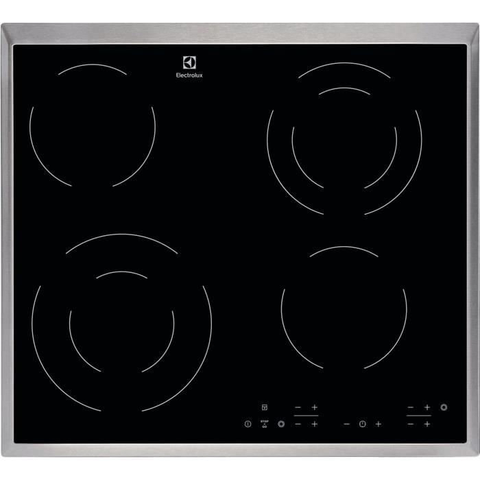 Plita incorporabila Electrolux EHF-6342 XOK, 4 Zone de gatit, Touch control, Sticla neagra