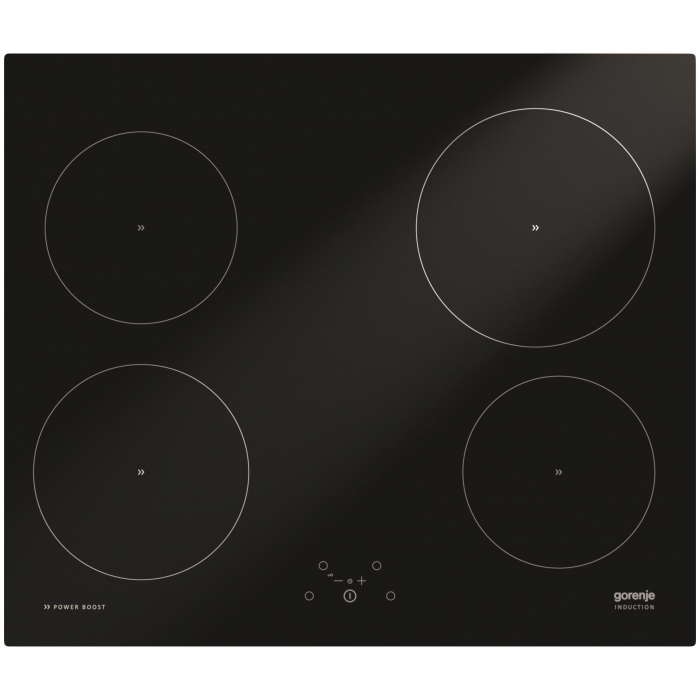 Plita incorporabila gorenje it614sc, inductie, 4 arzatoare, sticla neagra