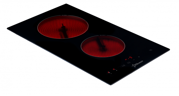 Plita incorporabila STARCREST SEH-GT3122, Vitroceramica, 2 zone de gatit, Touch control, Timer, Sticla Neagra [2]