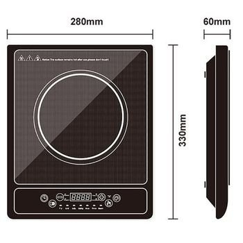 Plita inductie AFK TOPMATIC- 2000.1, 1 ARZATOR