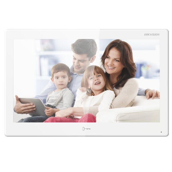 Post interior videointerfon 10.1inch cu Android, Hikvision DS-KH9510- WTE1B WIFI, apelare video si deschidere usa din aplicatia mobila, Plug play, ecran: 10.1-inch cu touch sceen, rezolutie: 1024 A