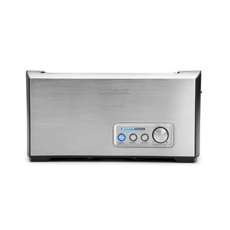 Prajitor de paine Gastroback Design Pro 4S 42398, 1500W, 4 felii, 9 setari de rumenire, Functii reincalzire si decongelare, Inox