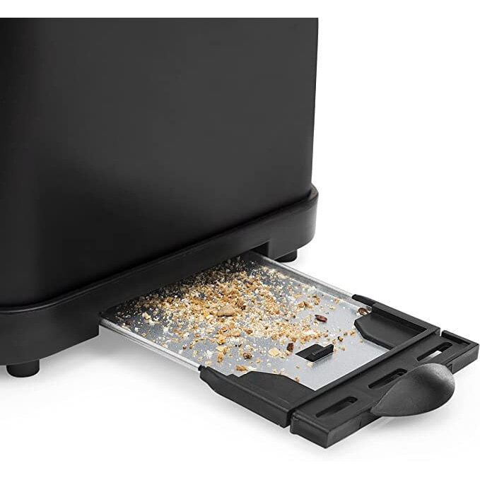 Prajitor de paine Princess, 1500 W, 2 felii, 6 setari de rumenire, Suportul de incalzire, Grill, Functie reincalzire si dezghetare, Negru [6]