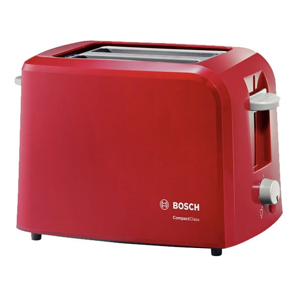 Prajitor Paine Bosch TAT3A014, 980 W, 2 felii, Rosu