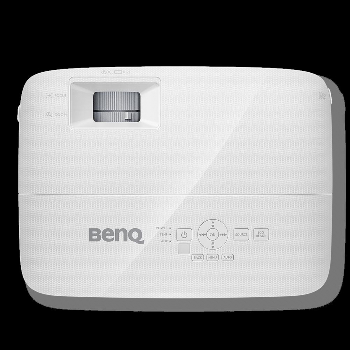 Proiector BenQ MX550, DLP, XGA 1024 768, up to WUXGA 1920 1200, 3600 lumeni, 20.000:1, 4:3 nativ, lampa 5.000 ore 15.000 ore eco mode, zoom optic 1.1x, Security Bar, Kensington lock, 2 HDMI, 2 D-su