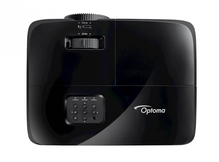 Proiector Optoma W371, DLP 3D, WXGA 1280 800, up to FHD 1920 1080, 3800 lumeni, 25.000, 16:10 nativ, 4:3 16:9 compatibil, dimensiune maxima imagine 300 , distanta maxima de proiectie 12 m, lampa 6.00