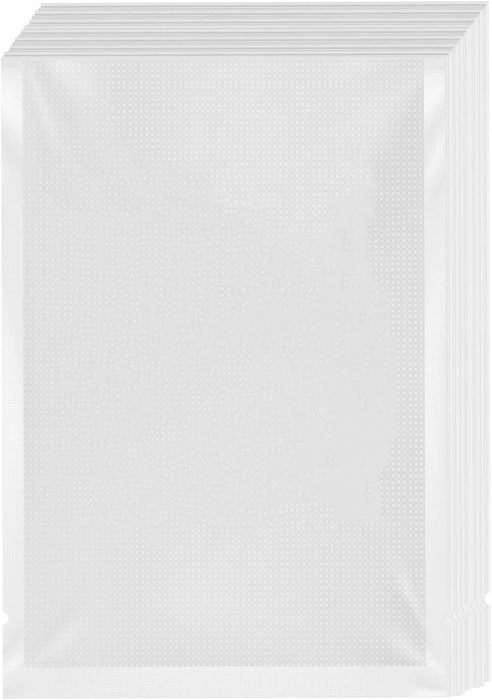 Pungi profesionale pentru vidat STARCREST, 50 bucati, 20x30 cm, rezistente, reutilizabile, sous vide, lavabile in masina de spalat, fara BPA, transparent [4]