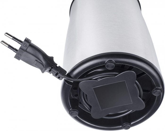 Rasnita de cafea Princess 242196, inox, 150W, 50g, lame din otel inoxidabil, capac transparent, Inox [5]