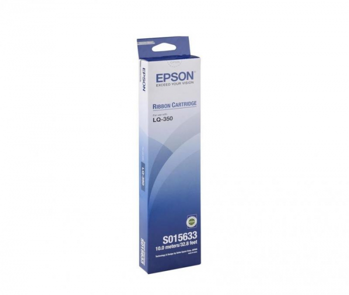 Ribbon Epson S015633, negru, pentru Epson LQ-300, LQ-300+, LQ-300+II, LQ-350, LQ-570, LQ-570+, LQ-870