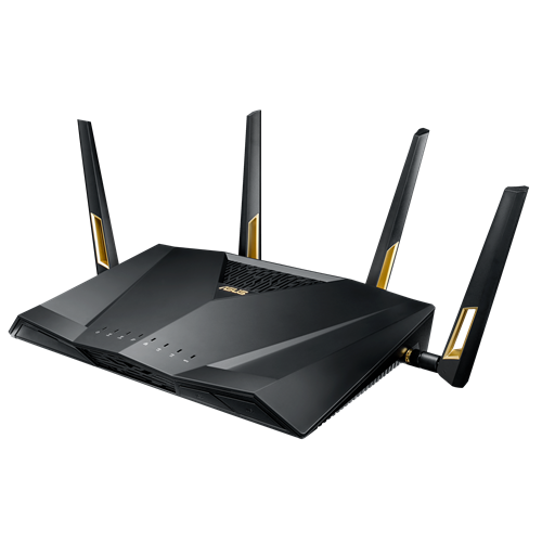 Router Wireless Asus RT-AX88U PRO; Standard retea: WiFi 6 (802.11ax) Segment produs: Performanta AX Extrema AX6000; Rata Datelor: 802.11ax (2.4GHz): pana la 1148 Mbps, 802.11ax (5GHz): pana la 4804 Mb