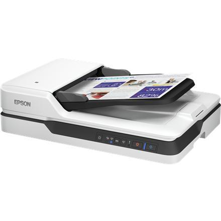 Scanner Epson DS-1660W, dimensiune A4, tip flatbed, viteza scanare: 25 ppm alb-negru si color, rezolutie optica 600x600dpi, ADF 50 pagini, duplex...