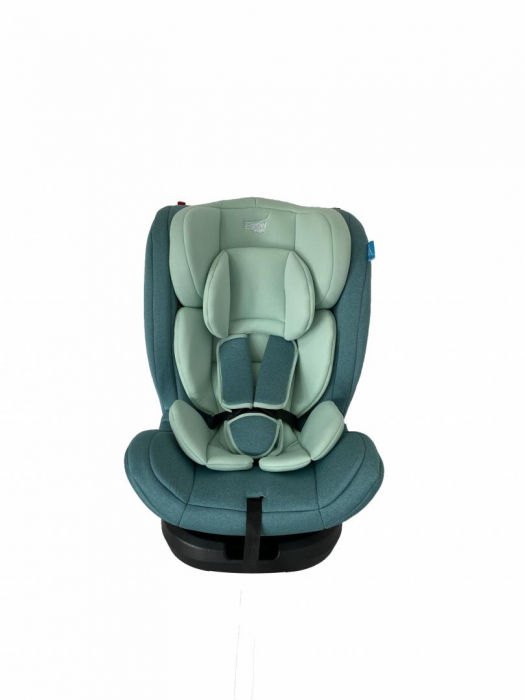 Scaun auto rotativ,isofix, 0-36kg, verde