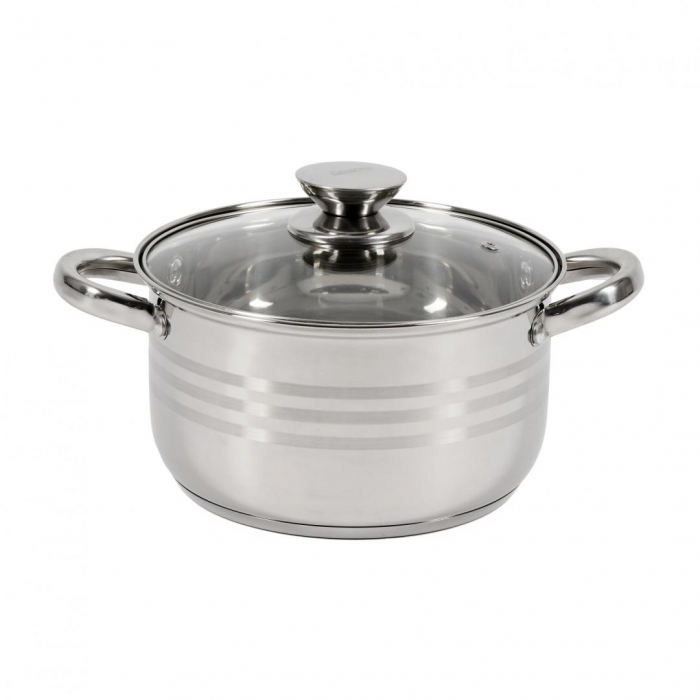 SEMIOALA INOX+CAPAC, 20X11.5 CM, 3.5 L, MYRA, COOKING BY HEINNER