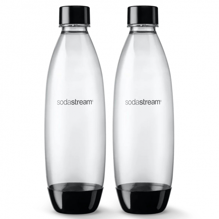 Set 2 sticla apa, Sodastream, Tritan, 1 l, Transparent