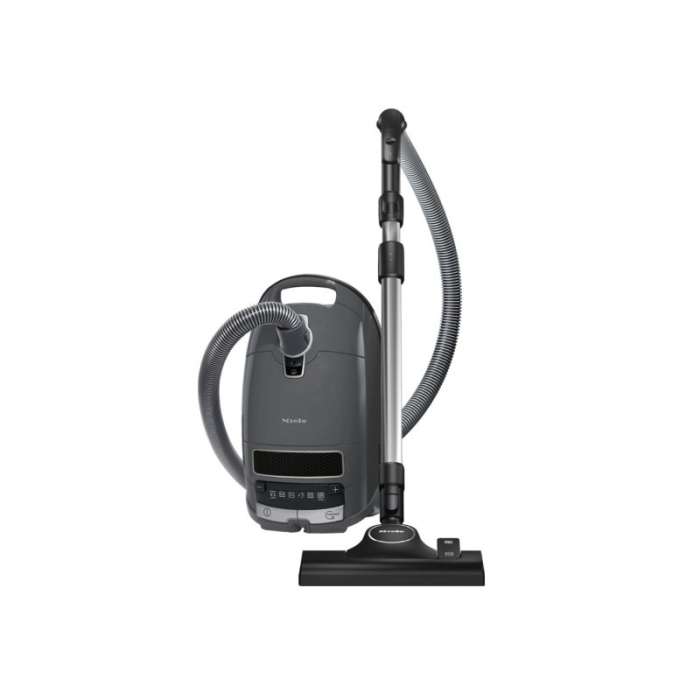 Set aspirator universal cu accesorii model Complete C3 Power Line, Miele, Putere 890W, Capacitate sac 4.5 l, Nivel zgomot 77 dB, Negru