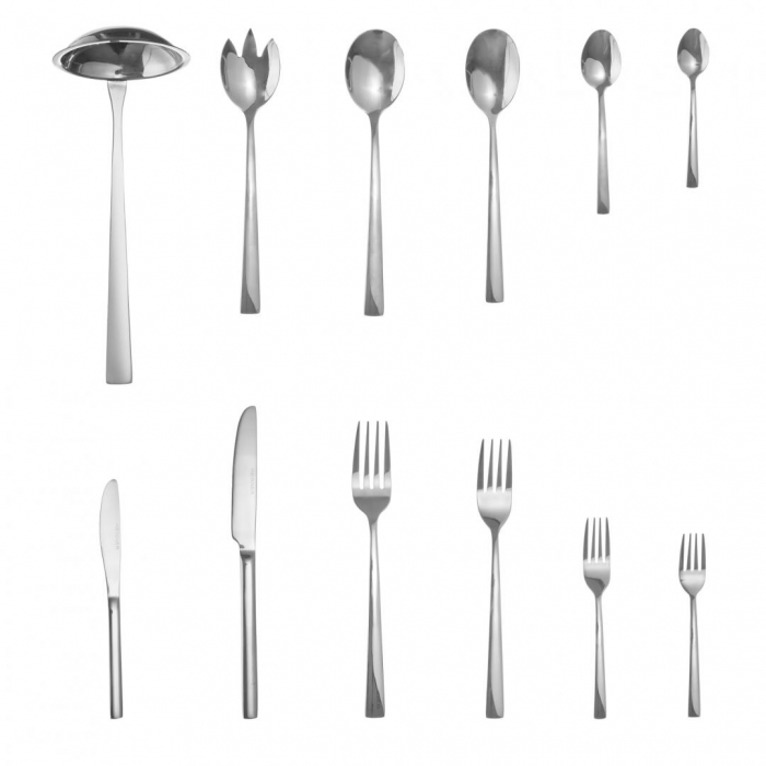 SET TACAMURI INOX 68 PIESE PRAGUE, ART OF DINNING BY HEINNER