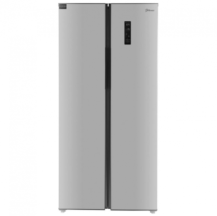 RESIGILAT - Side by Side STARCREST SSBS-400IX, Clasa F, 400 l, No Frost, H 171 cm, Display exterior, Inox