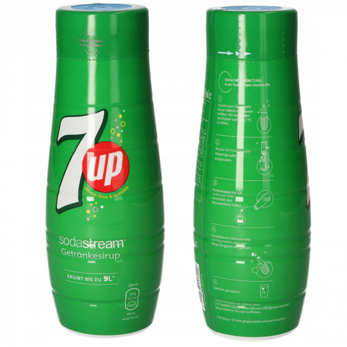 Sirop SodaStream, Aroma 7up, 440 ml