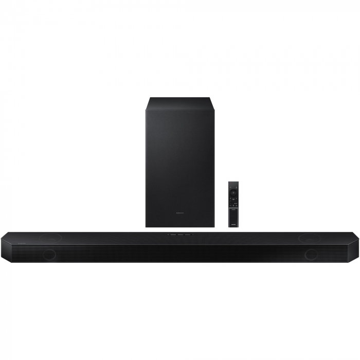 Soundbar Samsung HW-Q700B EN, 3.1.2, 320W, Bluetooth, Wireless Dolby Atmos, Subwoofer Wireless, negru