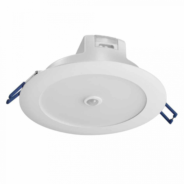 Spot LED incastrat cu senzor de miscare Vivalux DION, 11W, 1200 lm, lumina neutra (4000K), IP20, O140x66mm, Alb