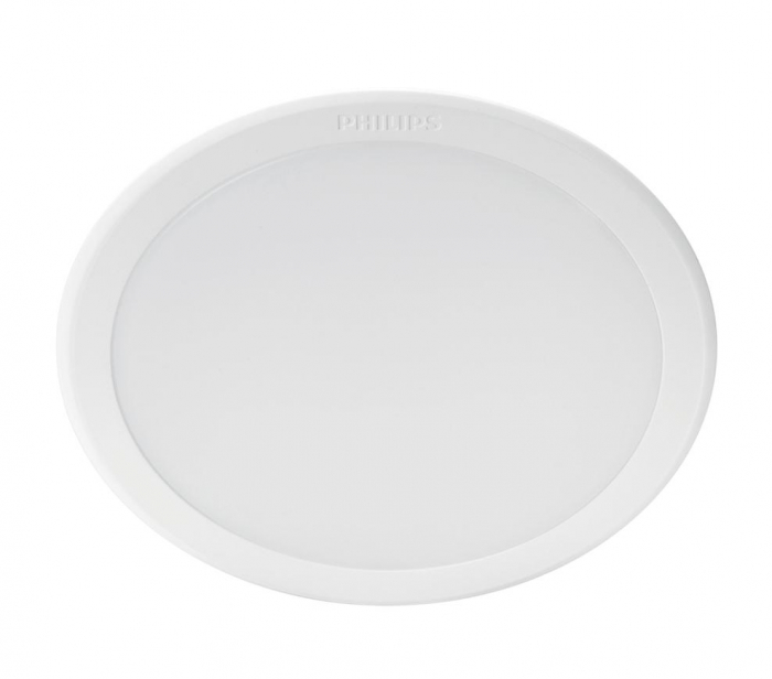 Spot LED incastrat Philips Meson, 12.5W, 960 lm, lumina rece (6500K), IP20, 14cm, Alb