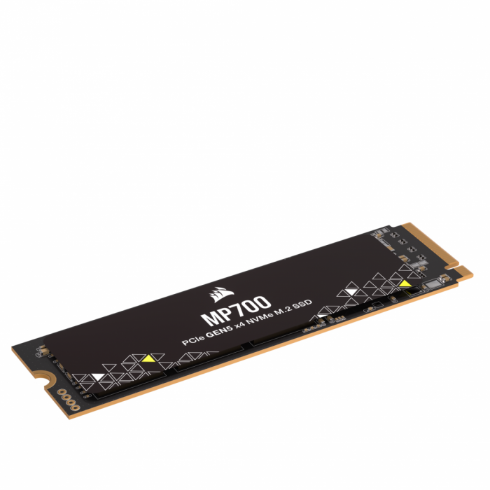 SSD Corsair MP700 1TB M.2 NVMe PCIe 4 SSD Unformatted Capacity 1TB SSD Smart Support Yes Weight 0.047kg SSD Interface PCIe Gen 4.0 x4 SSD Max Sequential Read CDM Up to 9,500MB s SSD Max Sequential Wr