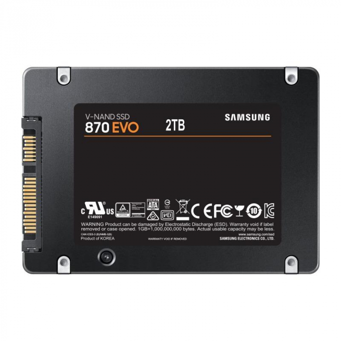 SSD intern Samsung 870 EVO, 2TB, SATA III
