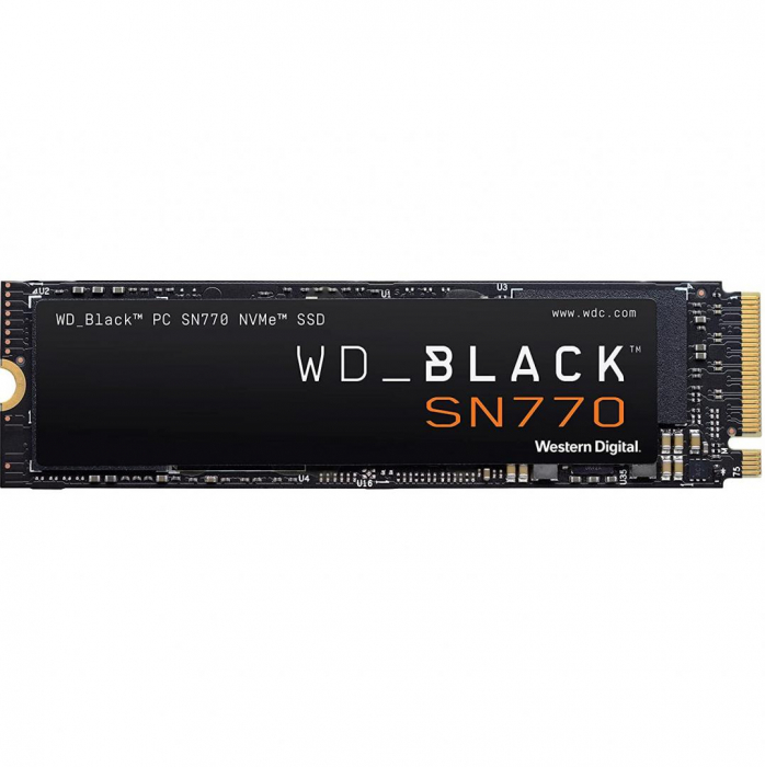 SSD WD, Black, 2TB, M2 2280, PCI Express 3.0, 6 GB s, R W speed: up to 4000MBs 2000MBs