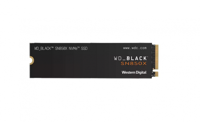 SSD WD, BLACK SN850X, 1TB, M.2 2280 PCI Express, R W speed 5150 4900MB s