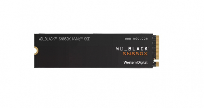 SSD WD, BLACK SN850X, 4TB, M.2 2280 PCI Express, R W speed 3100 1600MB s