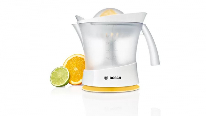 Storcator de citrice Bosch MCP3000, 25 W, 1 viteza, 0.8 l, Alb