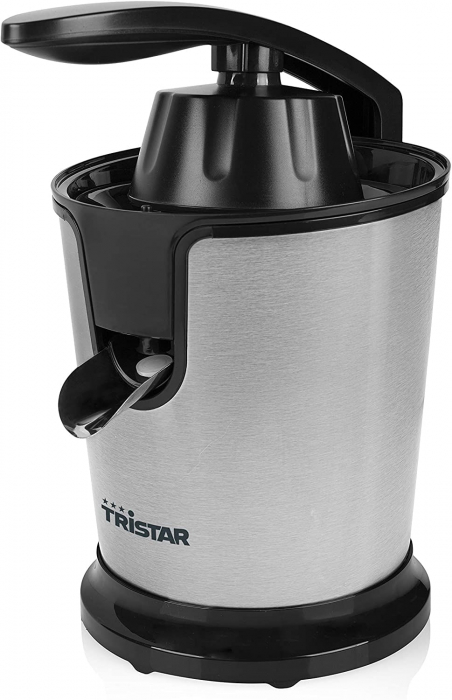 Storcator de citrice Tristar CP-3002, 85 W, 1 viteza, Anti picurare, Design practic, Sistem anti alunecare, Negru