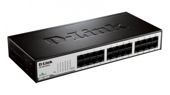 Switch D-Link DES-1024D, 24 porturi 10 100 Mbps