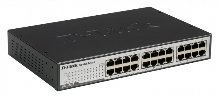 Switch D-Link DGS-1024D, 24 port, 10 100 1000 Mbps