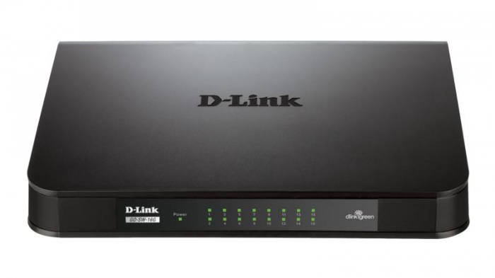 Switch D-Link GO-SW-16G, 16 port, 10 100 1000 Mbps