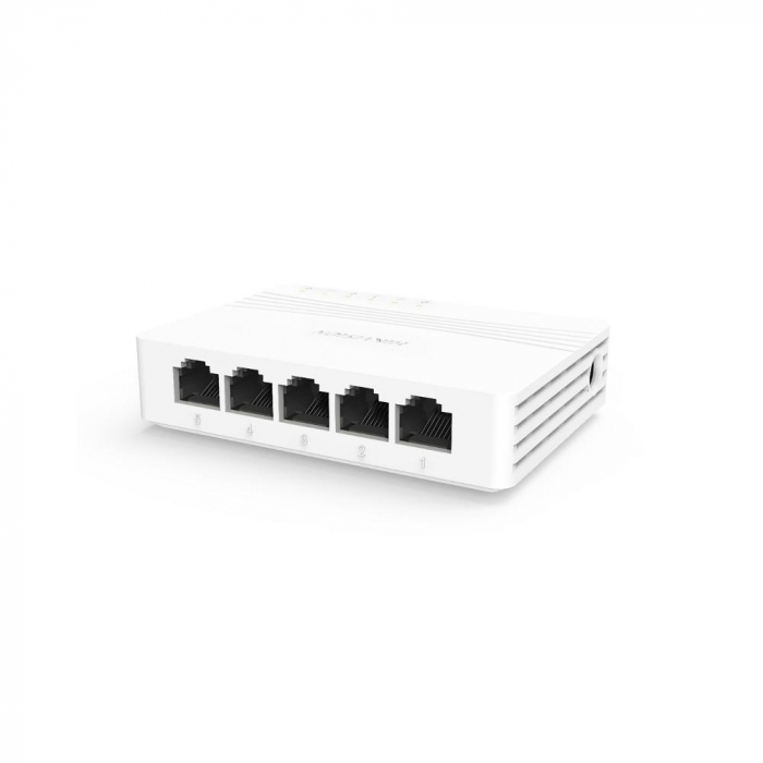 Switch Hikvision DS-3E0508D-E L2, 8-port, fara management