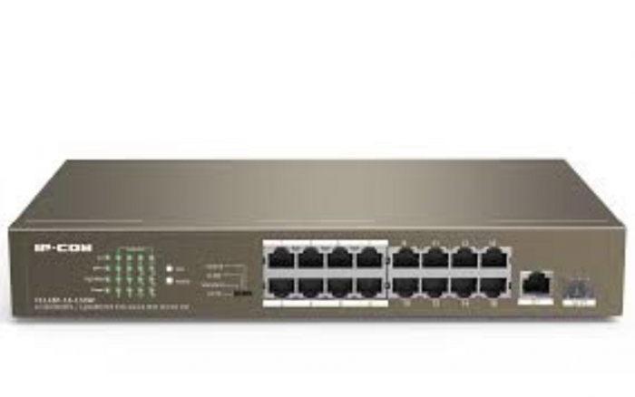 Switch IP-COM F1118P-16-150W, 16 Port, 10 100 1000 Mbps