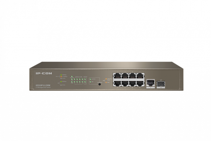 Switch IP-COM G5310P-8-150W, 8 port, 10 100 1000 Mbps